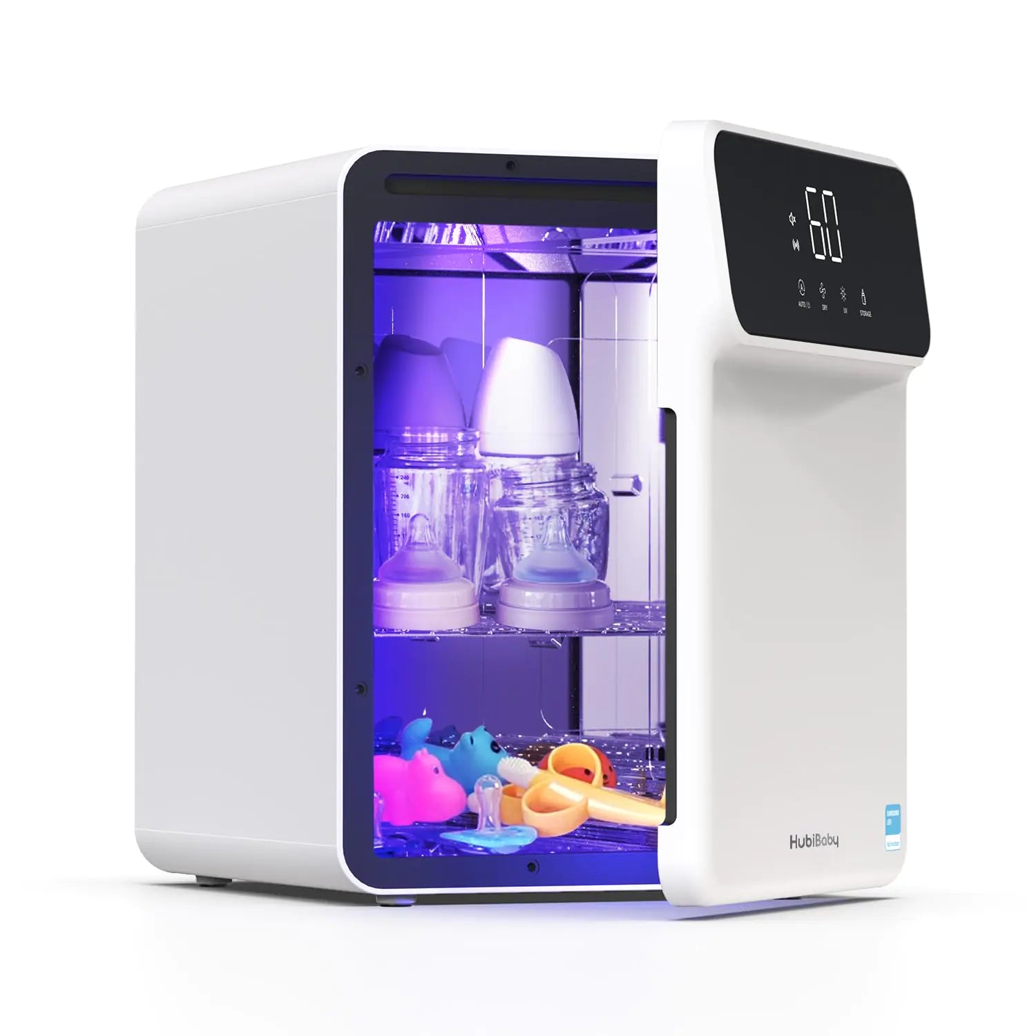 Smart Baby Bottle Sterilizer UVC Cleaner Dryer Bluetooth App