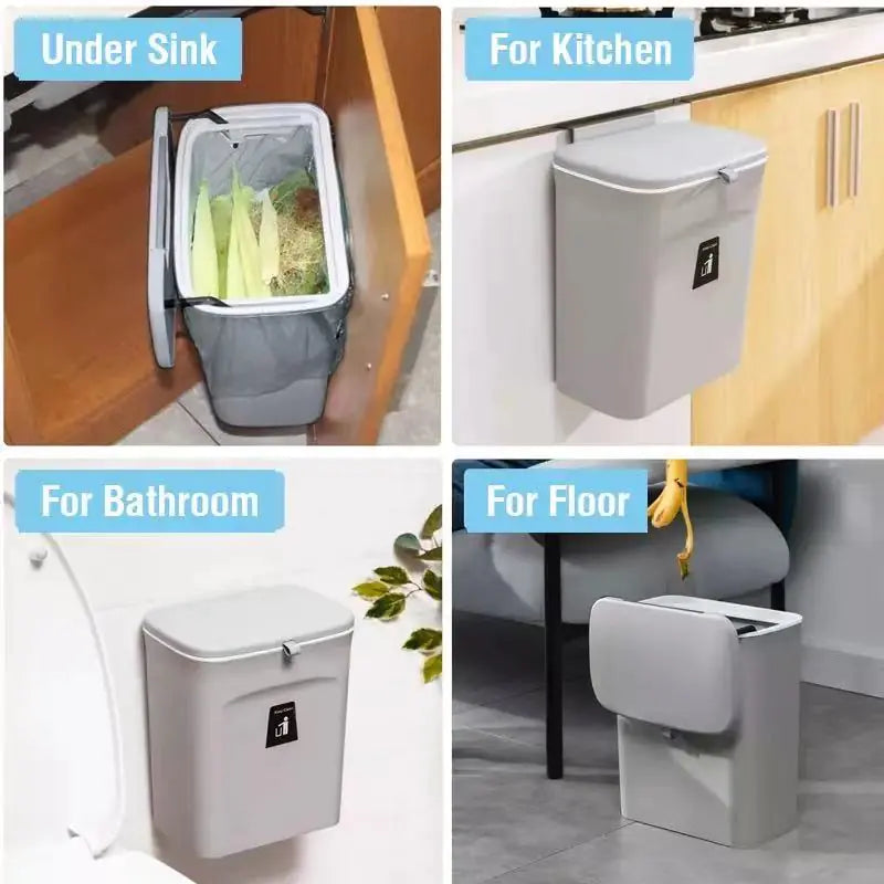 Kitchen Garbage Cans Recycle Rubbish Bin