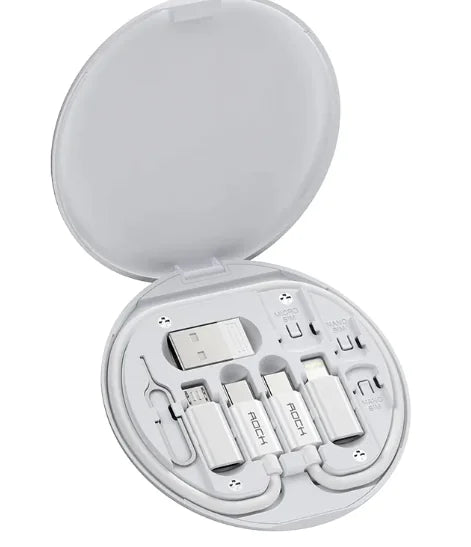 Multi-Interface Charging Storage Bracket - USB Lightning Type-C
